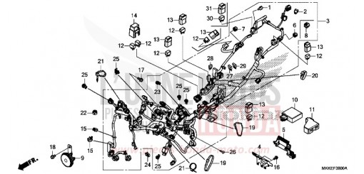 FAISCEAU DES FILS CRF1000DK de 2019